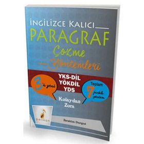 Yks-Dil Yökdil Yds İngilizce Kalıcı Paragraf Çözme Yöntemleri Pelikan Yayınları