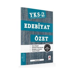 Yks Edebiyat Özet 2. Oturum-Delta Kültür Kitap