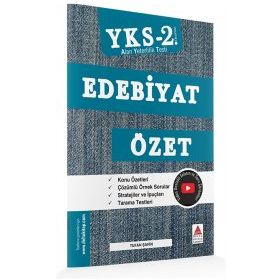 Yks Edebiyat Özet 2. Oturum-Delta Kültür Kitap