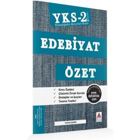 Yks Edebiyat Özet 2. Oturum-Delta Kültür Kitap