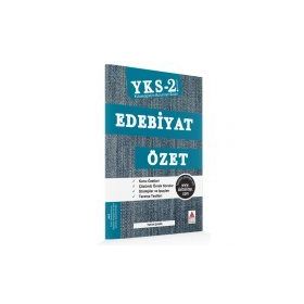 Yks Edebiyat Özet 2. Oturum-Delta Kültür Kitap