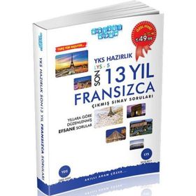 YKS Hazırlık Son 13 Yıl Fransızca Çıkmış Sınav Soruları - Akıllı Adam Yayınları Komisyon