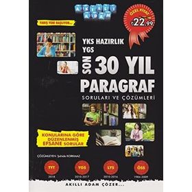 YKS Hazırlık Son 30 Yıl Paragraf Soruları ve Çözümleri - kollektif