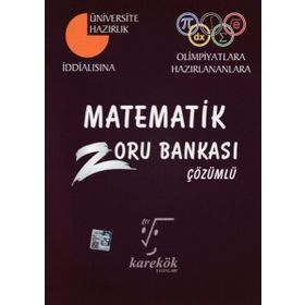 YKS Matematik Çözümlü Zoru Bankası Karekök Yayınları