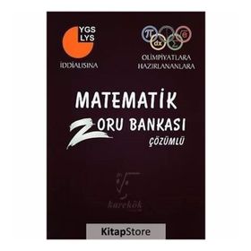 YKS Matematik Çözümlü Zoru Bankası Karekök Yayınları