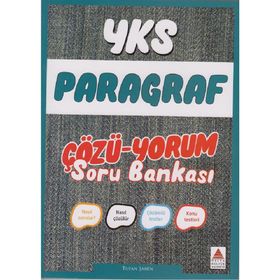 YKS Paragraf Çözü Yorum Soru Bankası Delta Kültür Yayınları