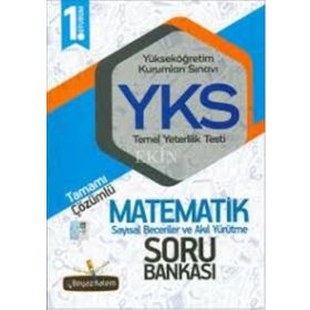 YKS TYT 1. Oturum Matematik Tamamı Çözümlü Soru Bankası Beyaz Kalem Yayınları - Beyaz Kalem Yayınları Komisyon