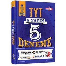 YKS TYT 5 Yayın 5 Deneme-Master Karma Yayınları