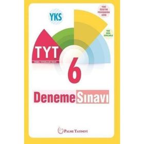 YKS TYT 6 Deneme Sınavı Palme Yayınları