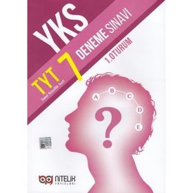 YKS TYT 7 Deneme Sınavı Nitelik Yayınları