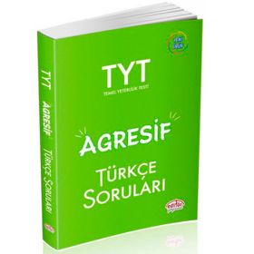YKS TYT Agresif Türkçe Soruları Soru Bankası Editör Yayınları