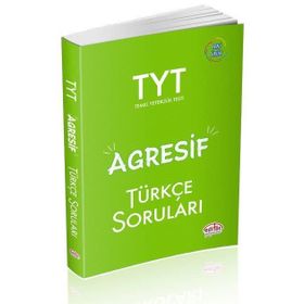YKS TYT Agresif Türkçe Soruları Soru Bankası Editör Yayınları