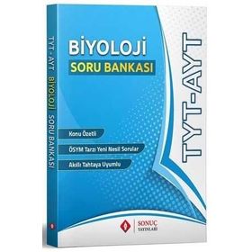 YKS TYT AYT Biyoloji Soru Bankası Sonuç Yayınları