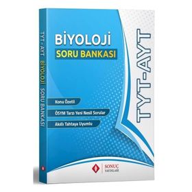 YKS TYT AYT Biyoloji Soru Bankası Sonuç Yayınları