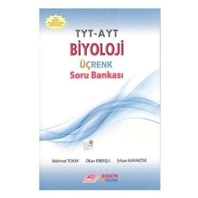 YKS TYT AYT Biyoloji Üç Renk Soru Bankası Esen Yayınları