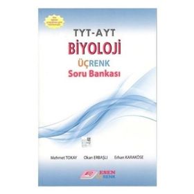 YKS TYT AYT Biyoloji Üç Renk Soru Bankası Esen Yayınları