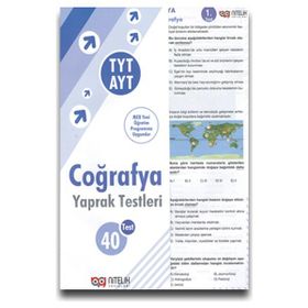YKS TYT AYT Coğrafya Yaprak Test - Nitelik Yayınları