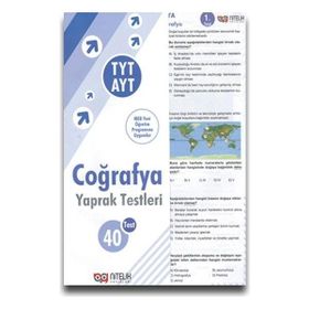 YKS TYT AYT Coğrafya Yaprak Test - Nitelik Yayınları