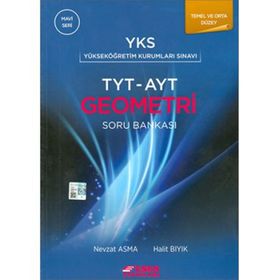 YKS TYT AYT Geometri Soru Bankası Temel ve Orta Düzey Mavi Seri Esen Yayınları