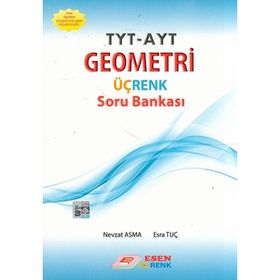YKS TYT AYT Geometri Üç Renk Soru Bankası Esen Yayınları