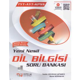 Yks Tyt-ayt-kpss Yeni Nesil Dil Bilgisi Soru Bankası Video Çözümlü-Nitelik Yayınları