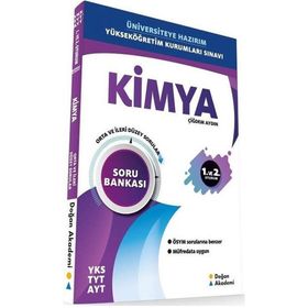 YKS TYT AYT Orta İleri Düzey Kimya Soru Bankası - Doğan Akademisi