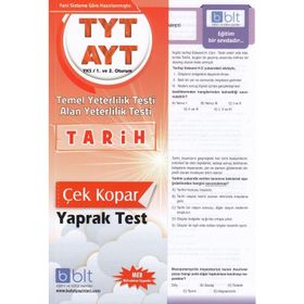 YKS TYT AYT Tarih Çek Kopar Yaprak Test-Bulut Yayınları