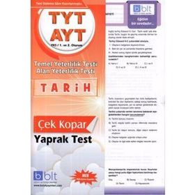 YKS TYT AYT Tarih Çek Kopar Yaprak Test-Bulut Yayınları