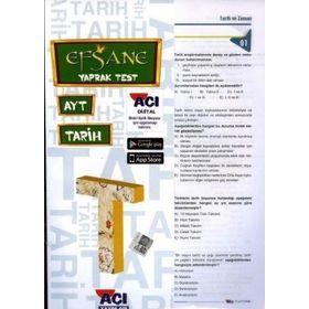 YKS TYT AYT Tarih Çek Kopar Yaprak Test-Bulut Yayınları