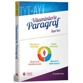 YKS TYT AYT Vitaminlerle Paragraf-Sonuç Yayınları