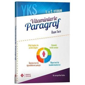 YKS TYT AYT Vitaminlerle Paragraf-Sonuç Yayınları
