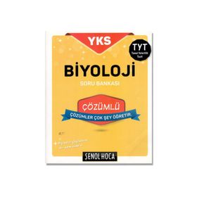 YKS TYT Biyoloji Çözümlü Soru Bankası - Şenol Hoca Yayınları