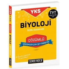 YKS TYT Biyoloji Çözümlü Soru Bankası - Şenol Hoca Yayınları