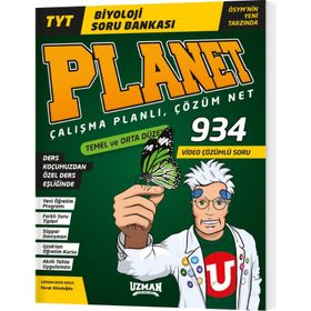 YKS TYT Biyoloji Planet Temel ve Orta Düzey Soru Bankası-Uzman Yayınları
