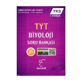 YKS TYT Biyoloji Soru Bankası Karekök Yayınları