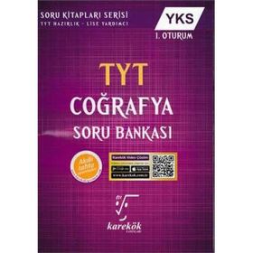 YKS TYT Coğrafya Soru Bankası Karekök Yayınları