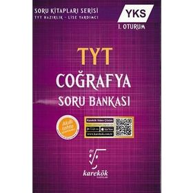 YKS TYT Coğrafya Soru Bankası Karekök Yayınları