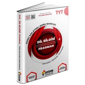 YKS TYT Dil Bilgisi Fragman Konu Anlatımlı Soru Bankası