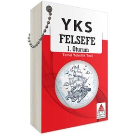 YKS TYT Felsefe Kartları 1. Oturum - Delta Kültür Yayınevi