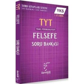 YKS TYT Felsefe Soru Bankası 1. Oturum - Ahmet Sezgin