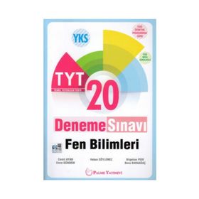YKS TYT Fen Bilimleri 20 Deneme Sınavı Palme Yayınevi
