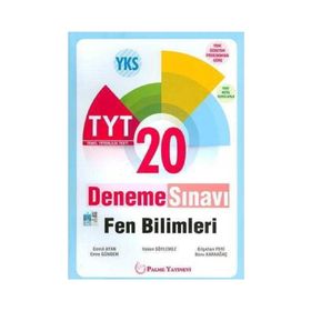 YKS TYT Fen Bilimleri 20 Deneme Sınavı Palme Yayınevi