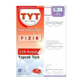 YKS TYT Fizik Çek Kopar Yaprak Test Bulut Yayınları