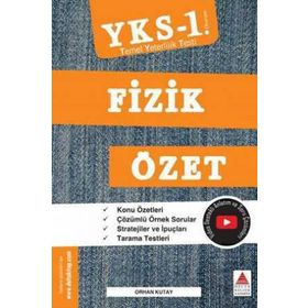 YKS TYT Fizik Özet 1. Oturum Delta Kültür Yayınları
