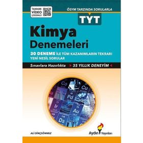 YKS TYT Kimya Denemeleri Aydın Yayınları