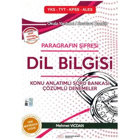 YKS TYT KPSS ALES Paragrafın Şifresi Dil Bilgisi Konu Anlatımlı Soru Bankası Paragrafın Şifresi Yayıncılık