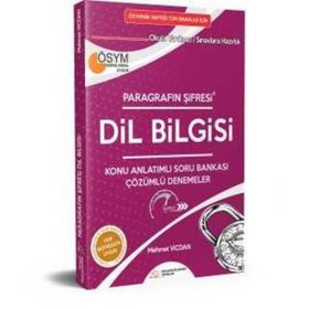 YKS TYT KPSS ALES Paragrafın Şifresi Dil Bilgisi Konu Anlatımlı Soru Bankası Paragrafın Şifresi Yayıncılık