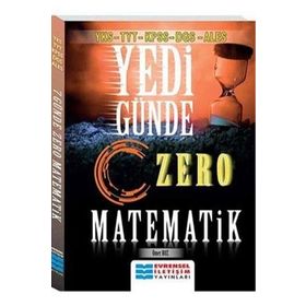 YKS TYT KPSS DGS ALES Yedi Günde Zero Matematik Evrensel İletişim Yayınları
