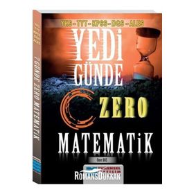 YKS TYT KPSS DGS ALES Yedi Günde Zero Matematik Evrensel İletişim Yayınları