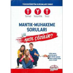 YKS TYT Mantık Muhakeme Soruları Nasıl Çözülür Editör Yayınları